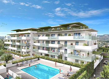 perspective-residence-carre-dor-lavandou-83 Résidence Le Carré d'or - le Lavandou - 83